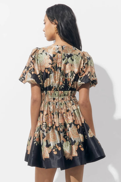 Koi Printed Mini Dress