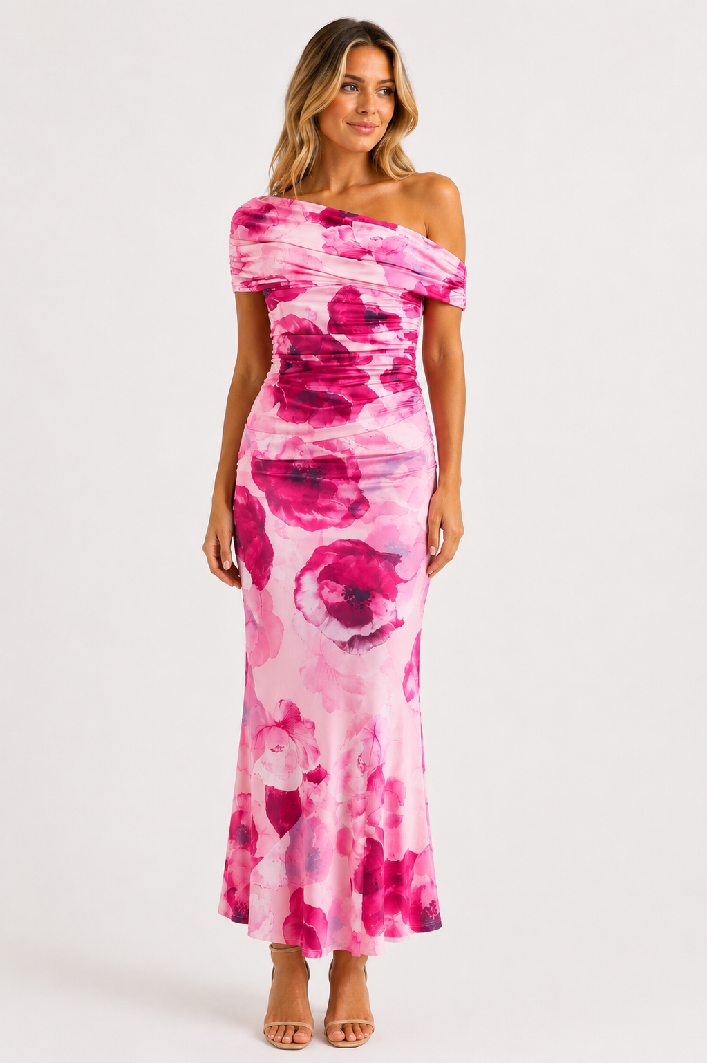 Floral Mesh  Bodycon Dress