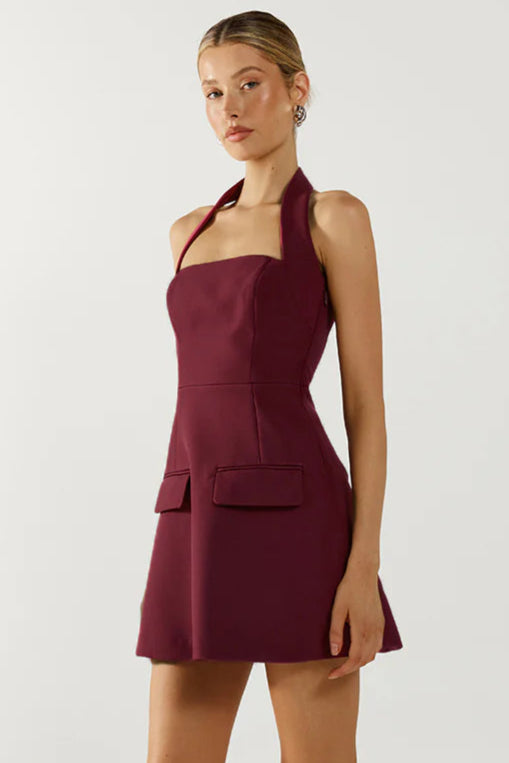 Gloria Halter Mini Dress