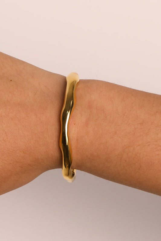 Gold Cuff Bangle