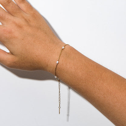 Satellite Pearl Bracelet