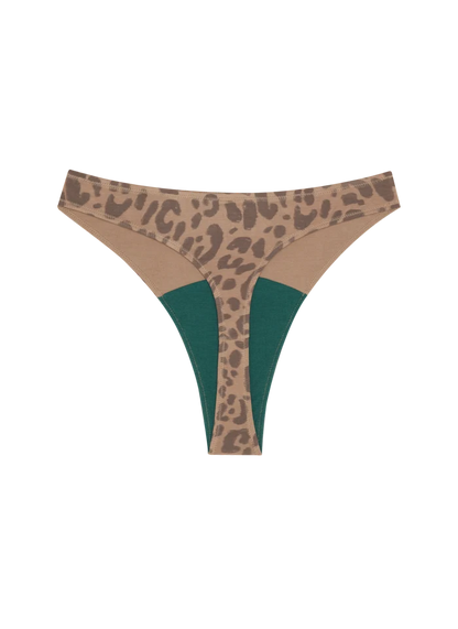 HUHA High Rise Leopard Thong (S-3X)