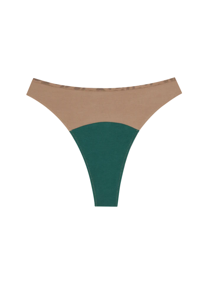 HUHA High Rise Leopard Thong (S-3X)