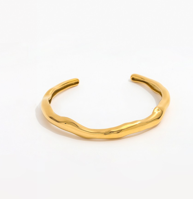 Gold Cuff Bangle