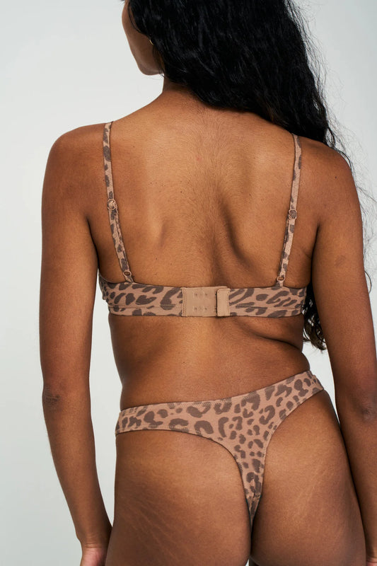 HUHA High Rise Leopard Thong (S-3X)