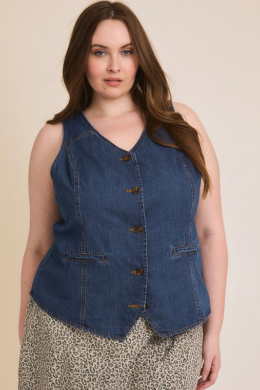 CURVE Denim Vest