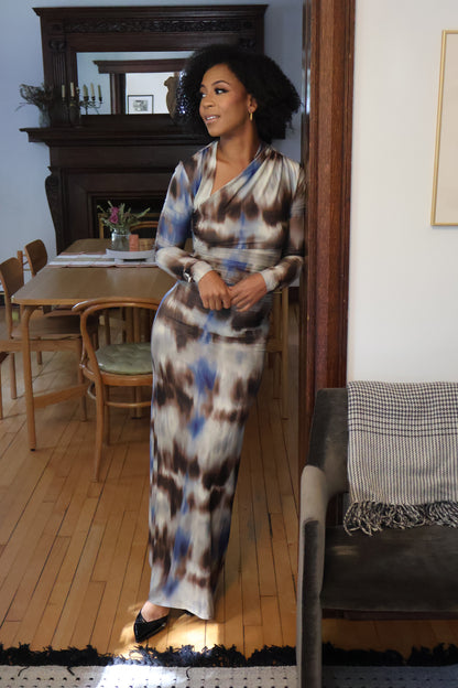 Malia Mesh LS Dress