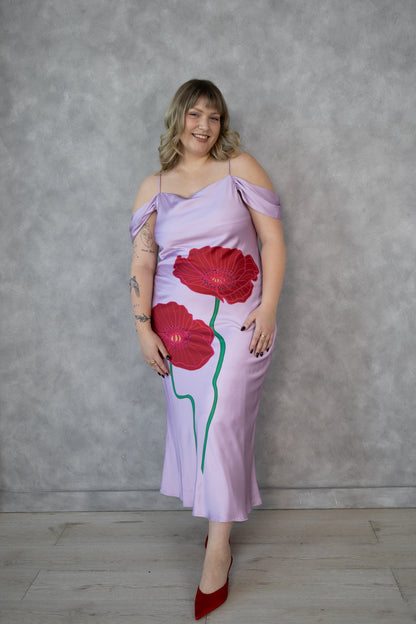 Audrey Floral Midi Dress (S-XXL)