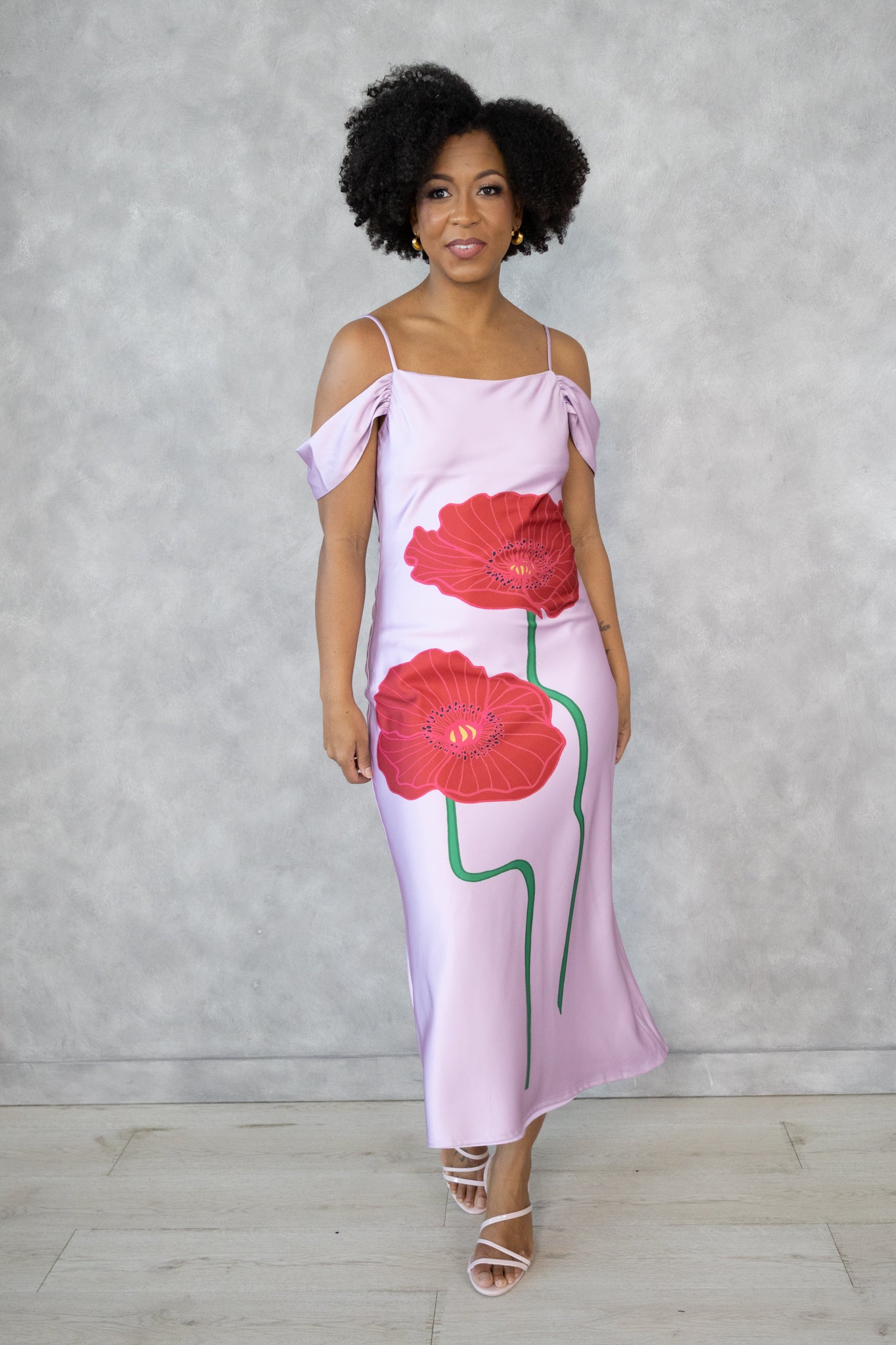 Audrey Floral Midi Dress (S-XXL)