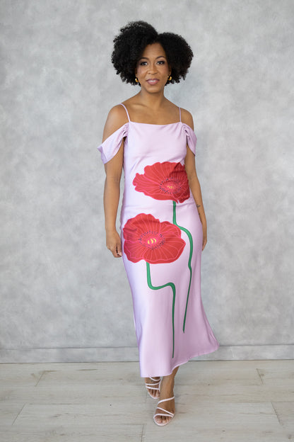 Audrey Floral Midi Dress (S-XXL)