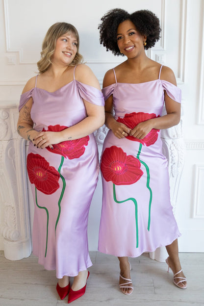 Audrey Floral Midi Dress (S-XXL)