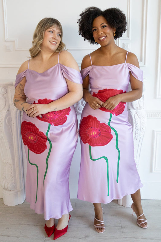 Audrey Floral Midi Dress (S-XXL)