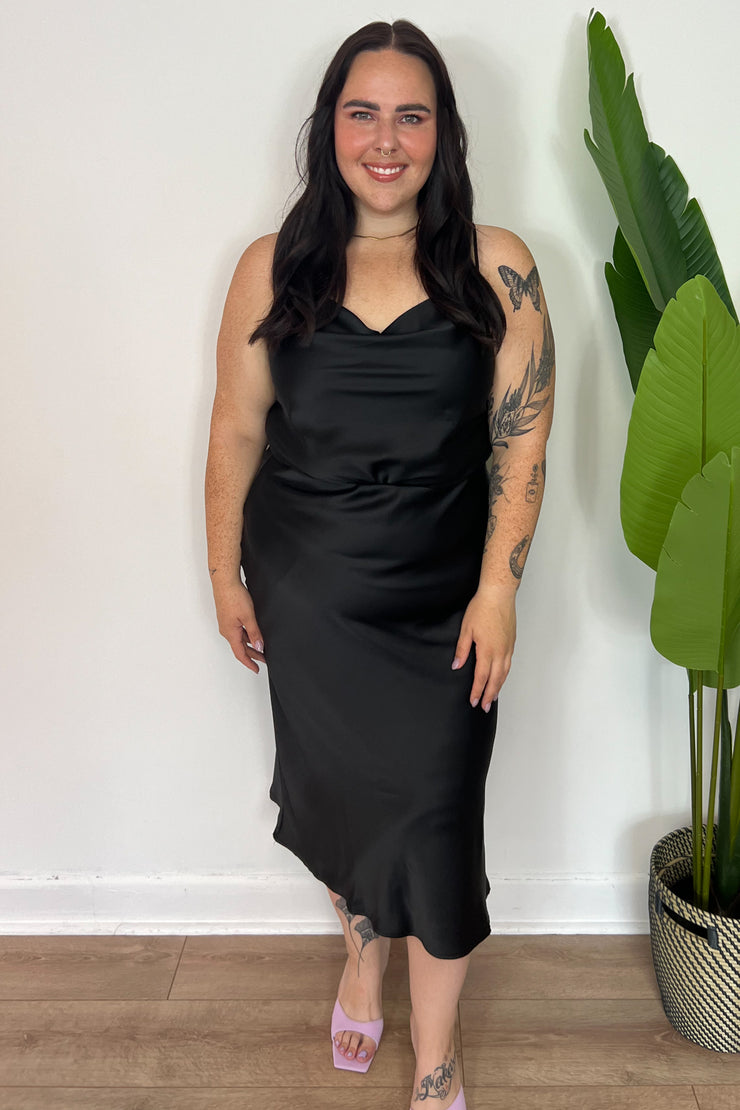 Cowl Neck Tank (S-3X)