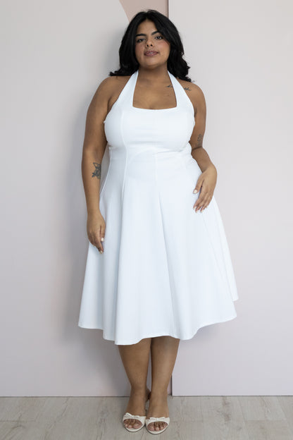 CURVE Halter Midi Dress