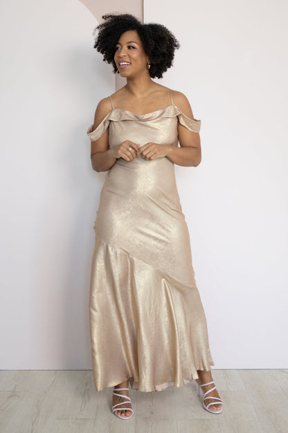 Golden Girl Slip Dress
