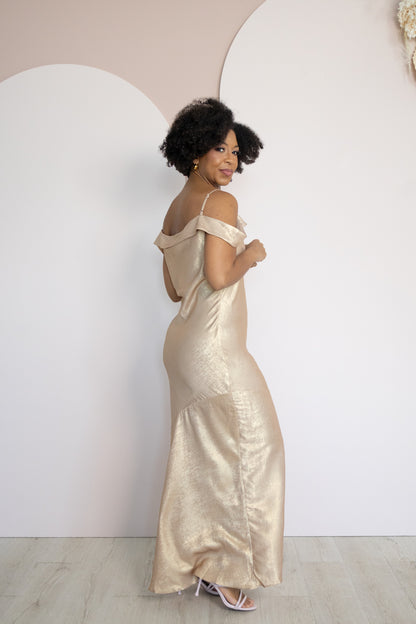 Golden Girl Slip Dress