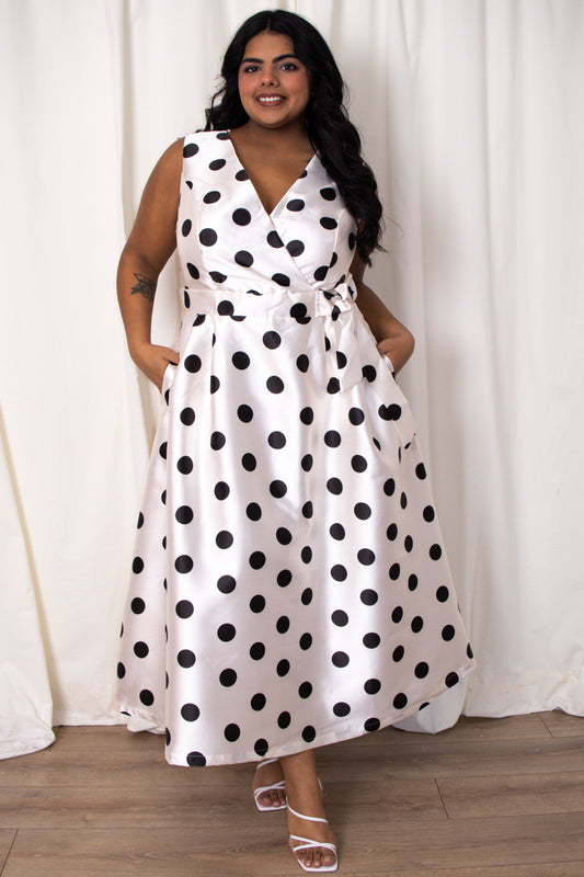 CURVE Polka Dot Fit & Flare