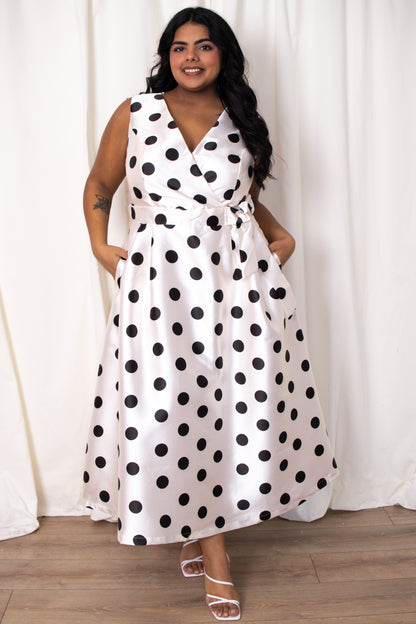 CURVE Polka Dot Fit & Flare