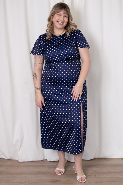 Janzur Polka Dot Dress