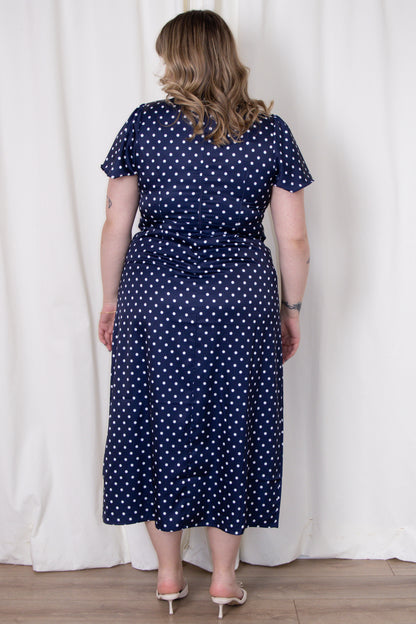 Janzur Polka Dot Dress