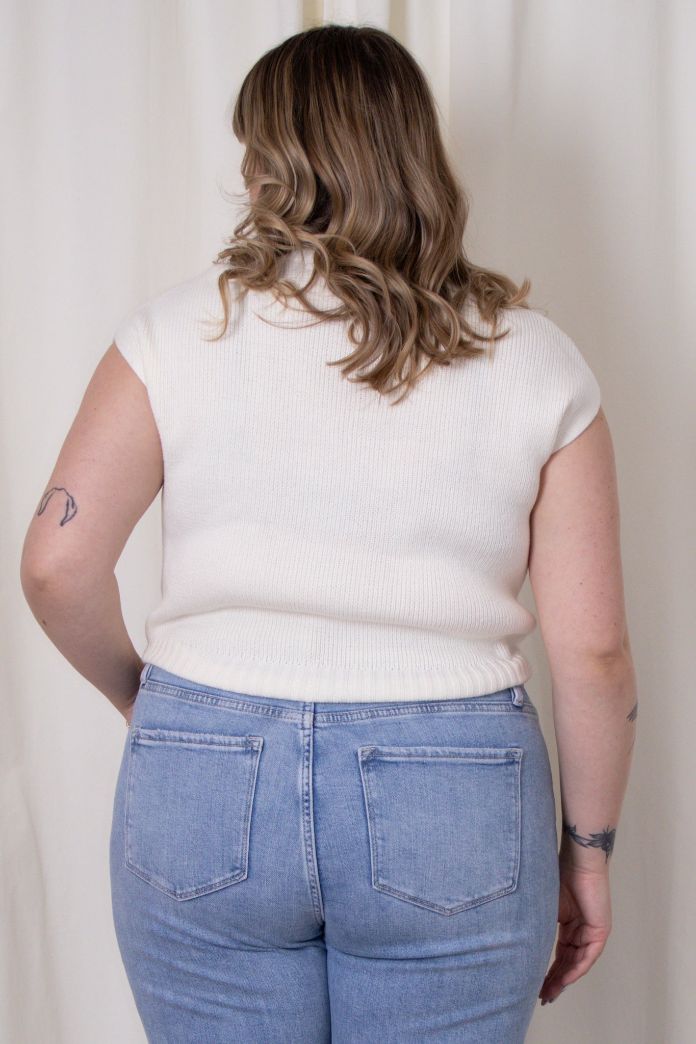 Mockneck Knit Pullover