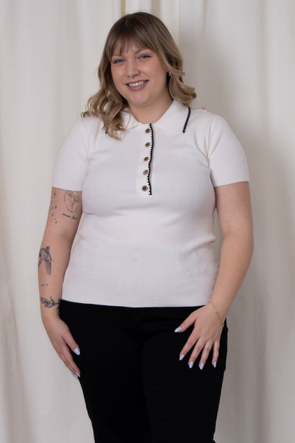 CURVE Contrast Trim Polo