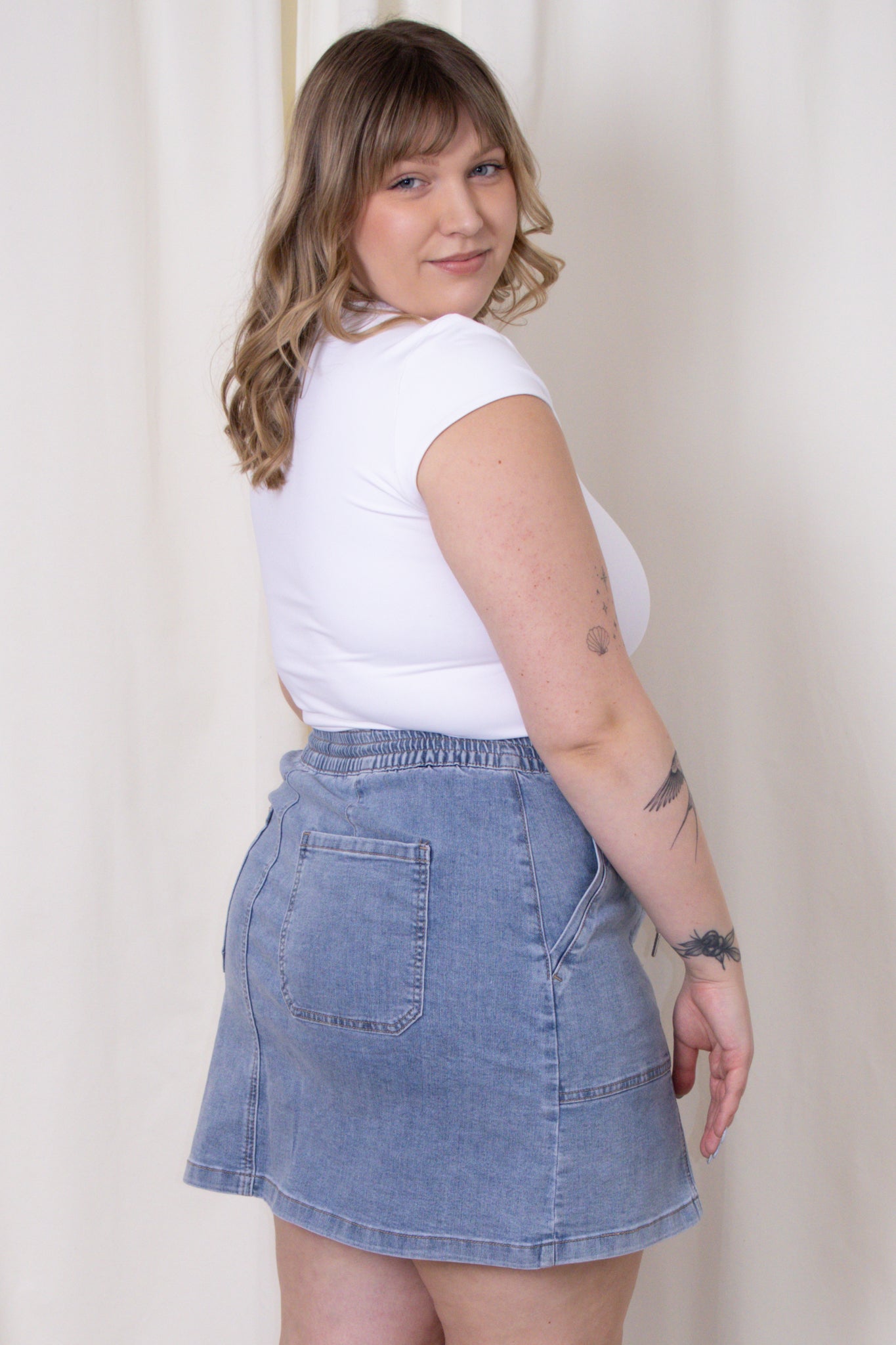 Denim Mini Skort (0-18)