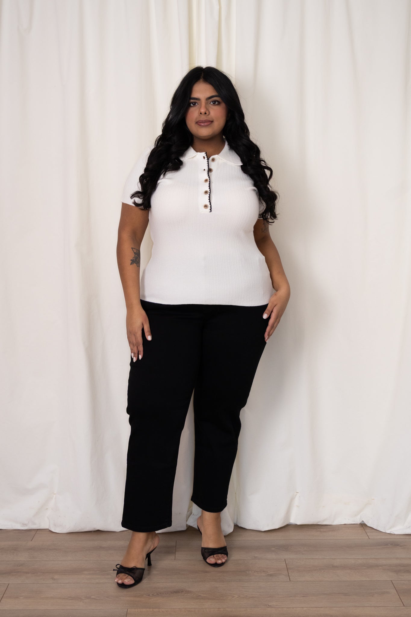 CURVE Contrast Trim Polo