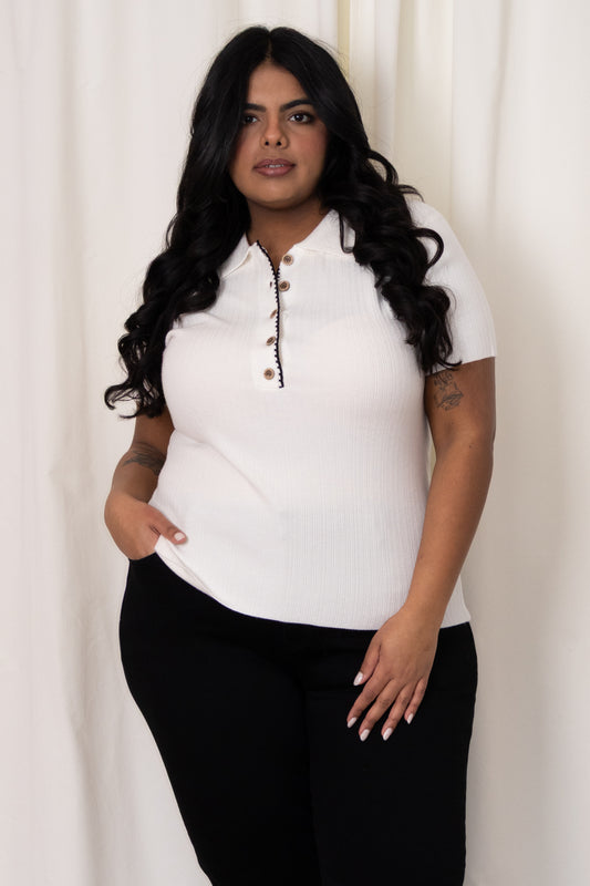 CURVE Contrast Trim Polo