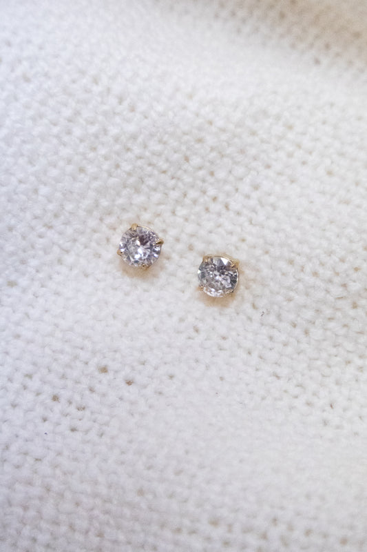 Zirconia Stud Earrings