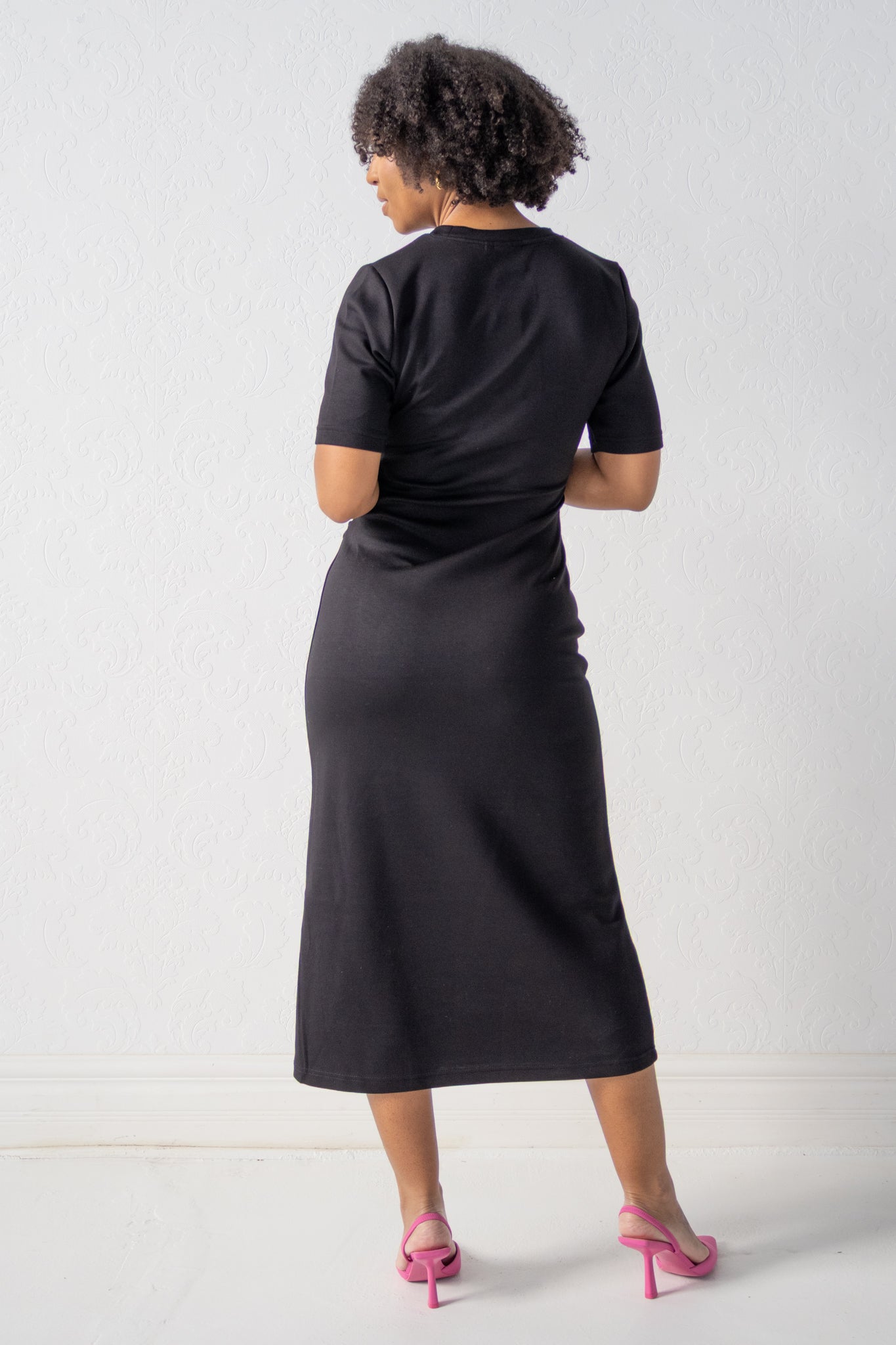 Nancy Ruched Midi Dress (S-XXL)