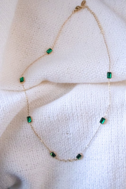 Emerald Dainty Chain
