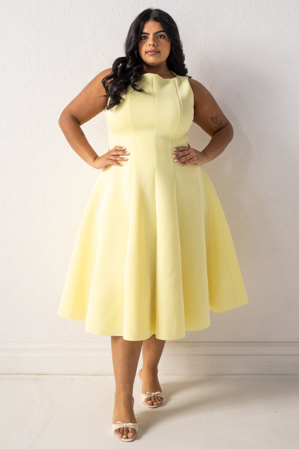 CURVE Sunshine Fit & Flare Dress