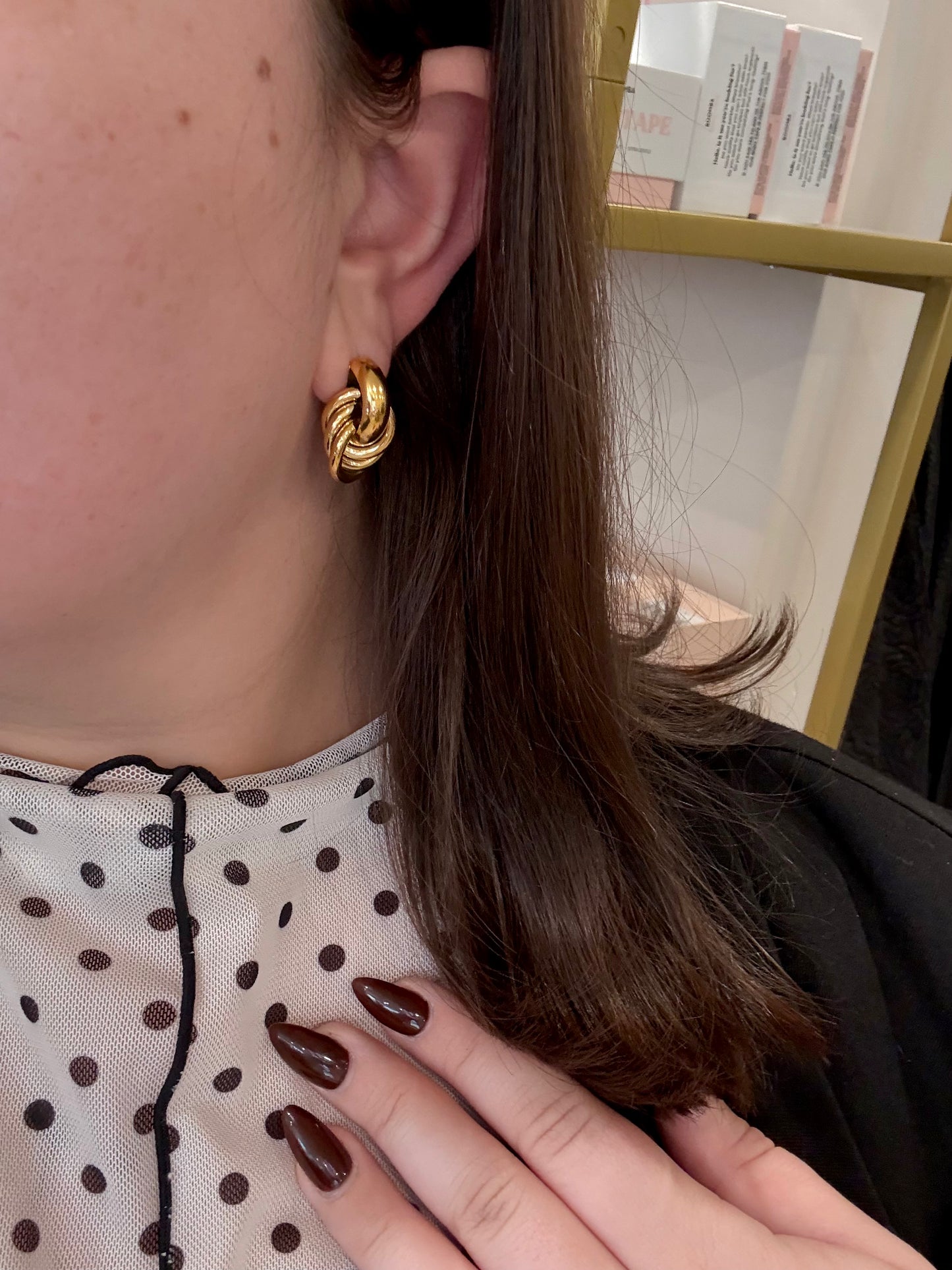 Twisted Multi Layer Earring