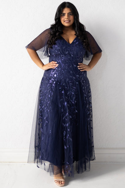 CURVE Sequin Evening gown
