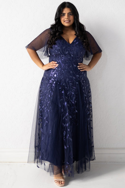 CURVE Sequin Evening gown