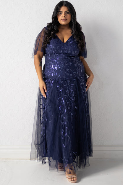 CURVE Sequin Evening gown
