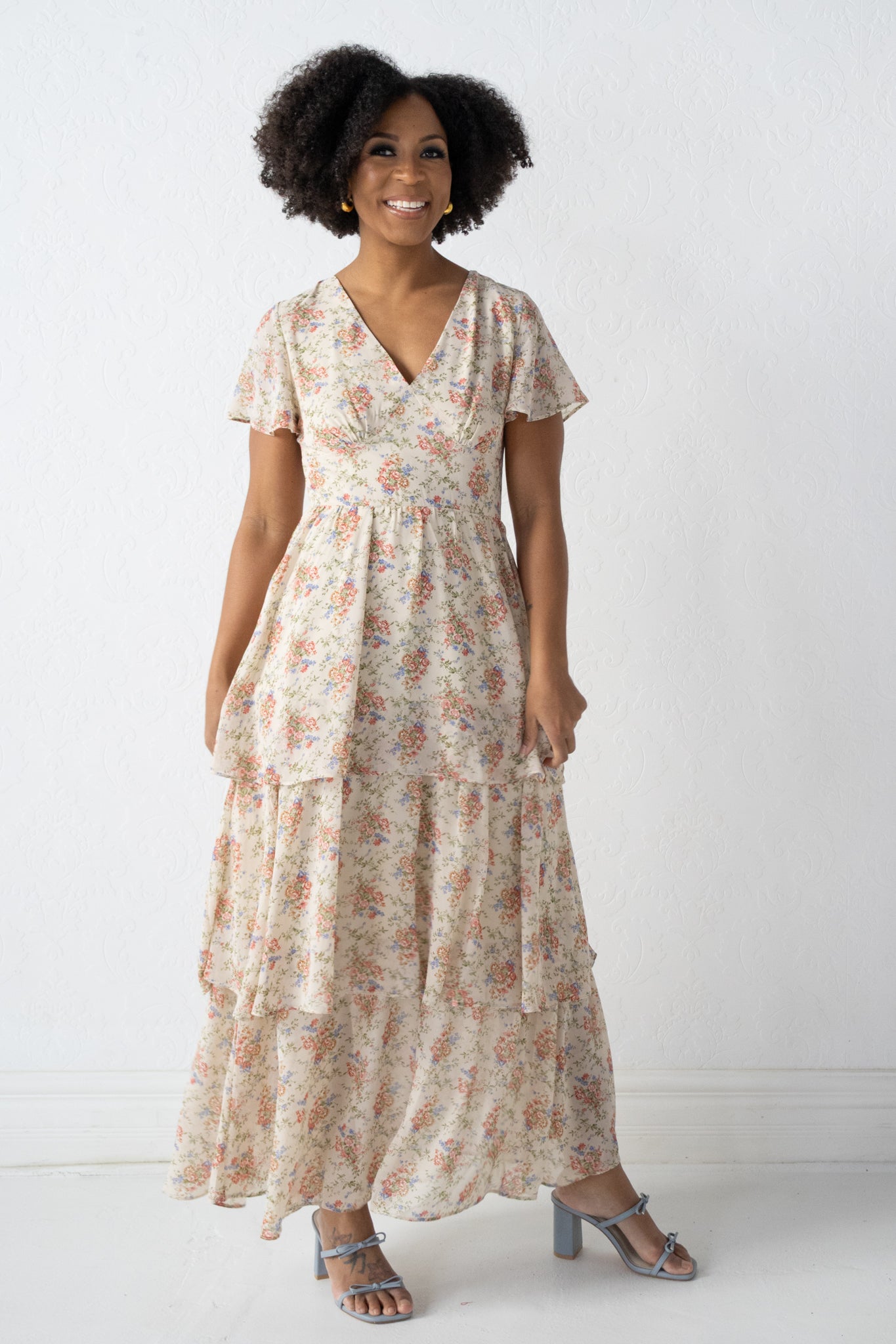 Akaki Tiered Maxi Dress