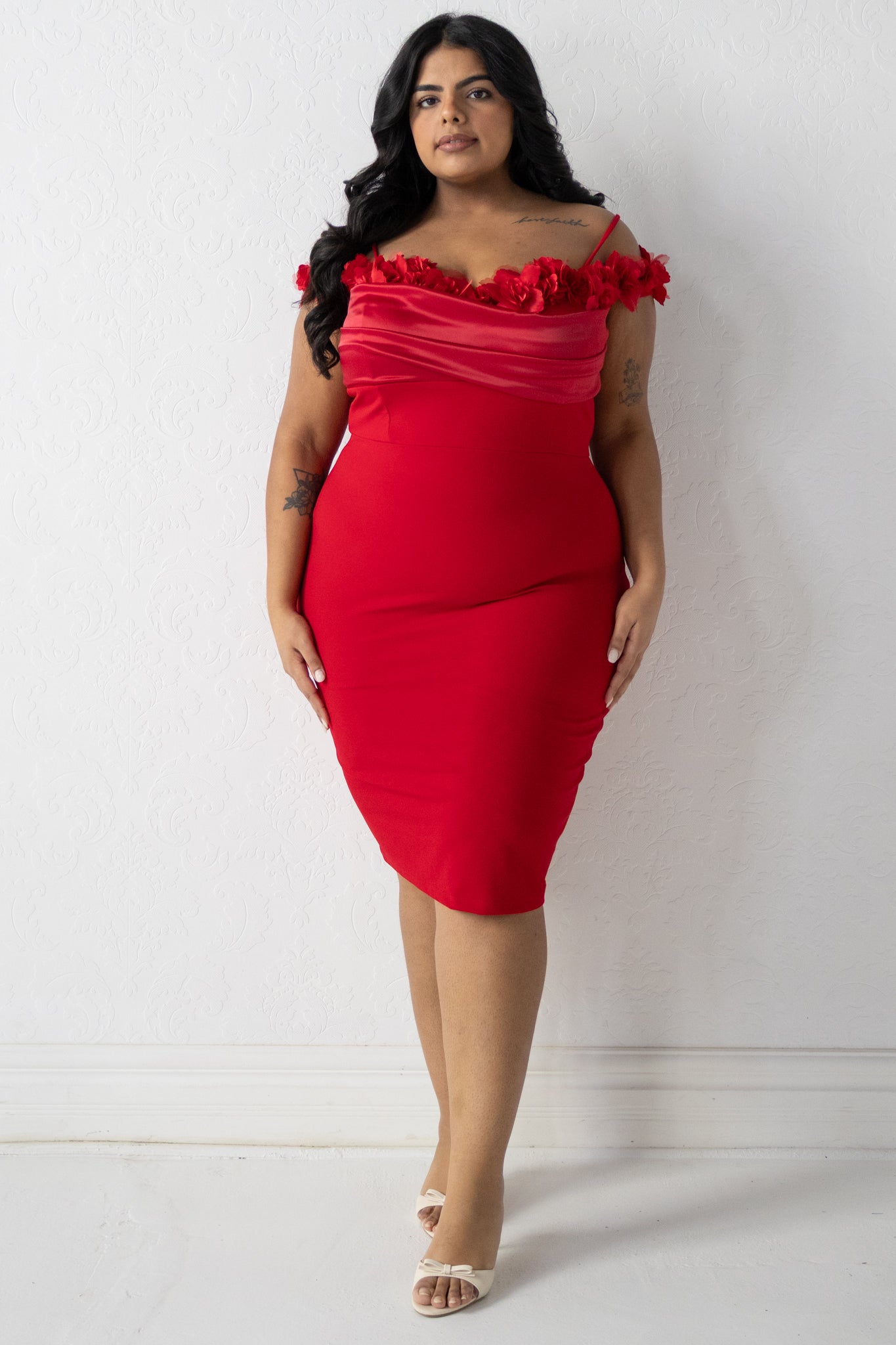 CURVE Rose Cocktail Dress