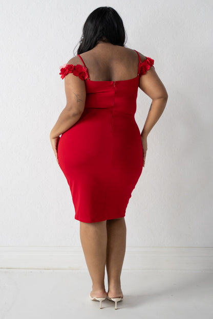 CURVE Rose Cocktail Dress