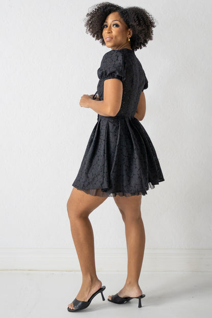 Hanover Eyelet Mini Dress