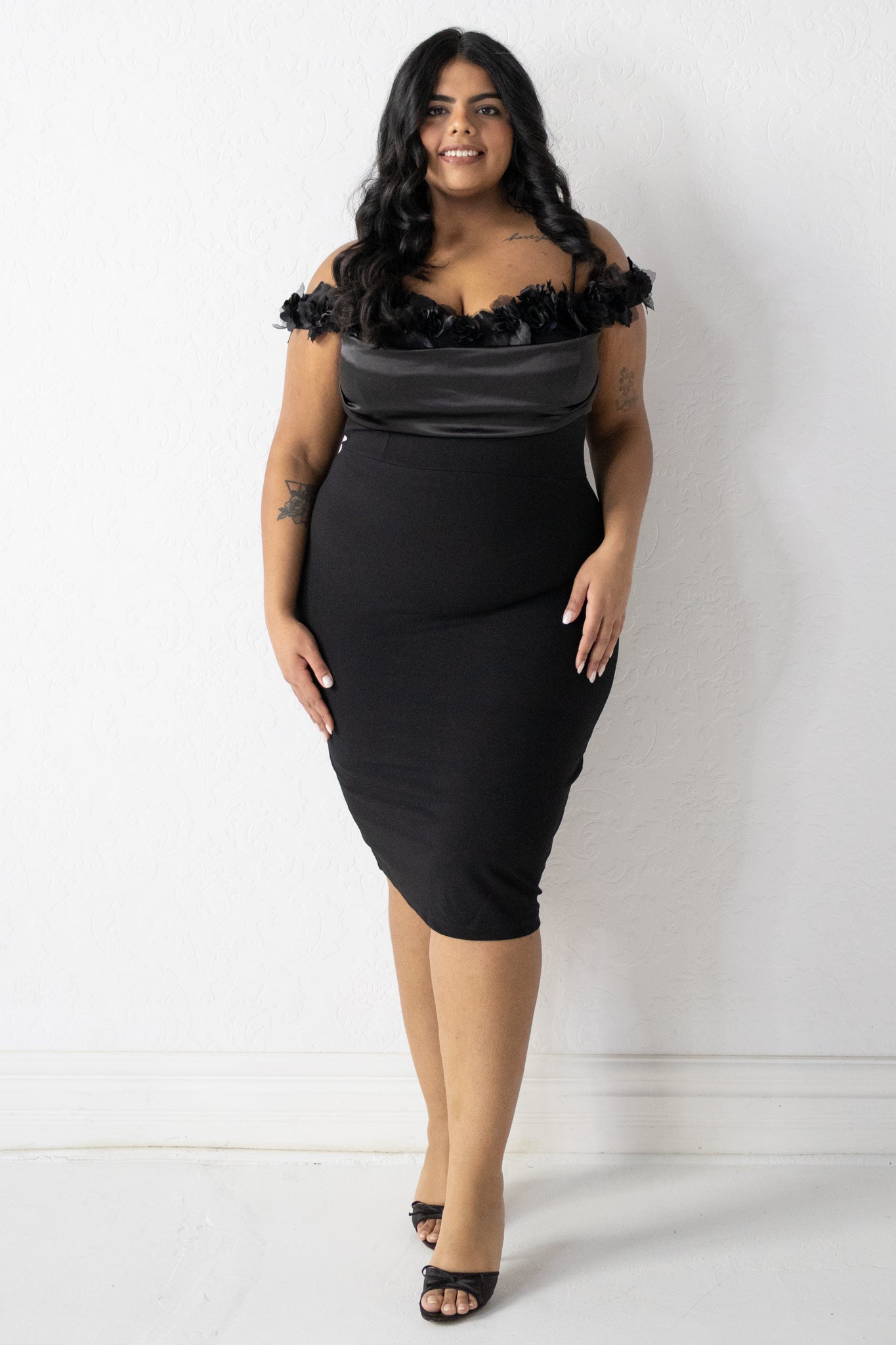 CURVE Rose Cocktail Dress
