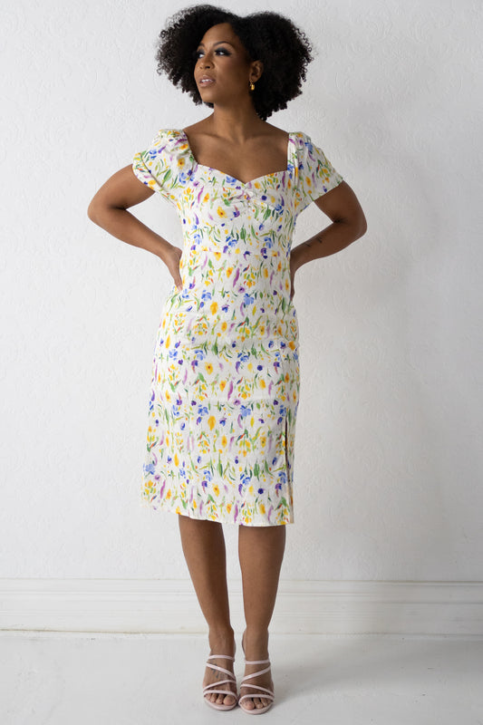Alayna Floral Midi Dress