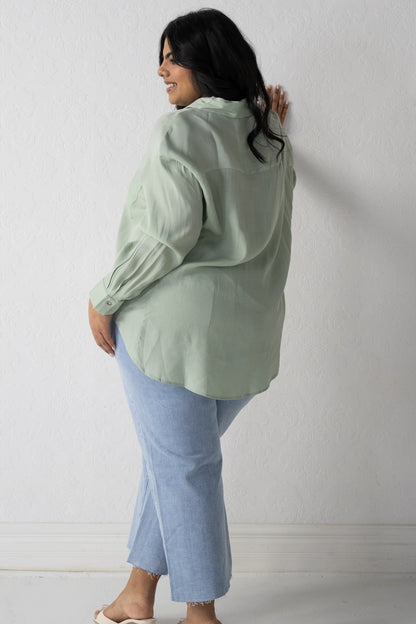 Oversized Button Down Shirt (S-XXXL)
