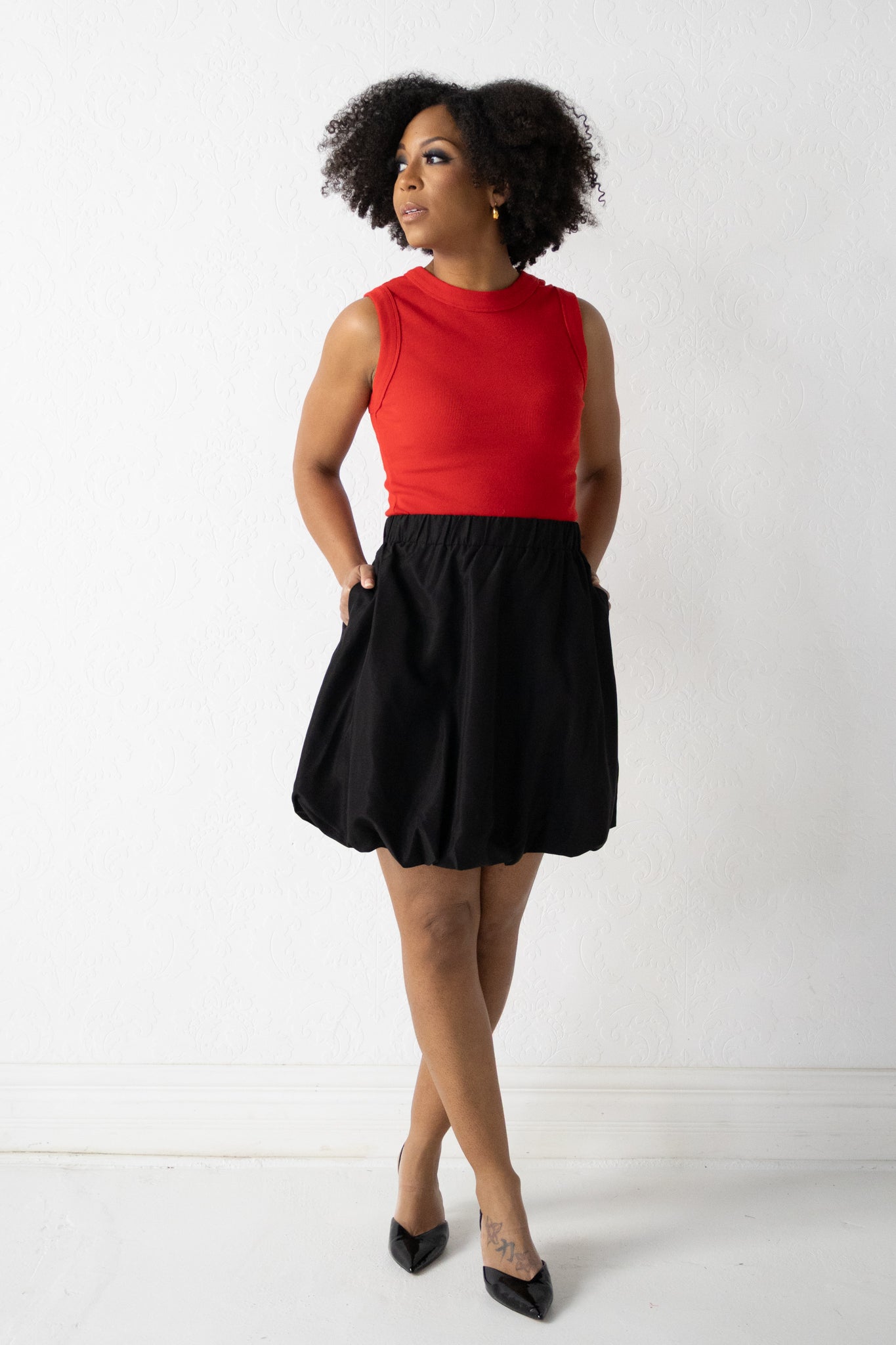 Kirsten Bubble Mini Skirt (S-XXL)