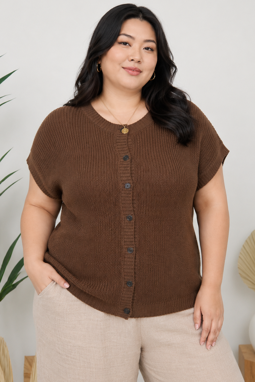 CURVE Knit SS Cardigan