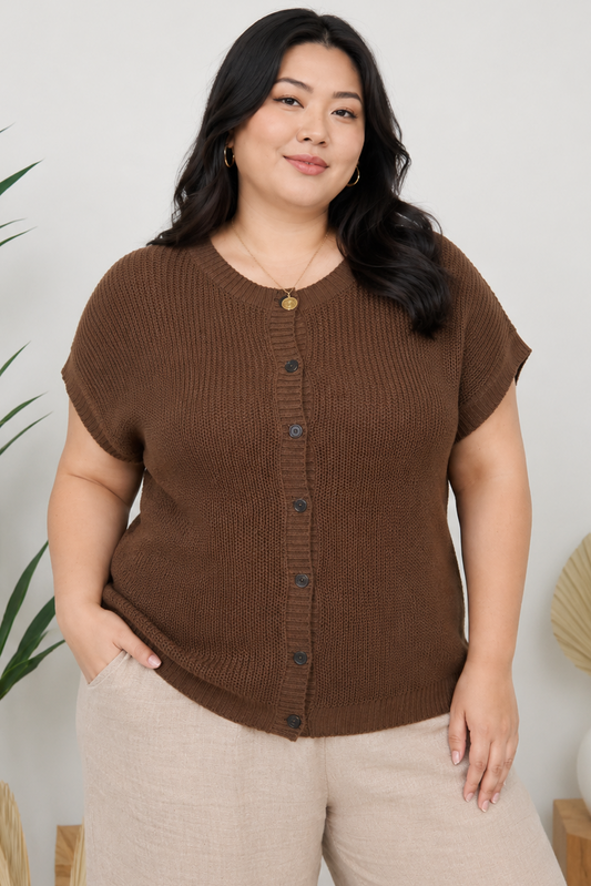 CURVE Knit SS Cardigan