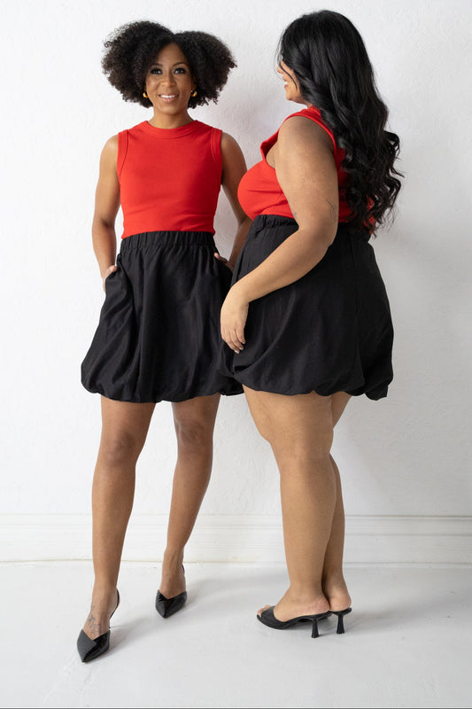 Kirsten Bubble Mini Skirt (S-XXL)