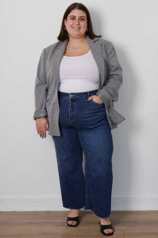 Pinstripe Blazer (XS-3X)