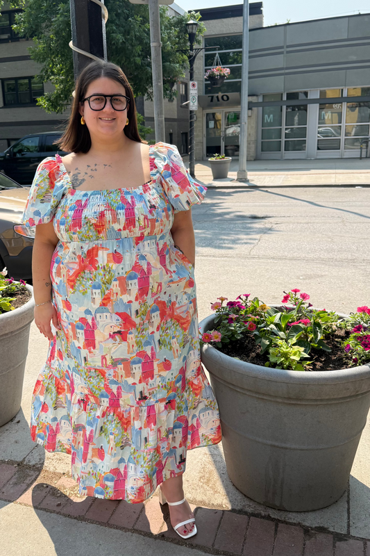 Santorini Midi Dress (S-3X)